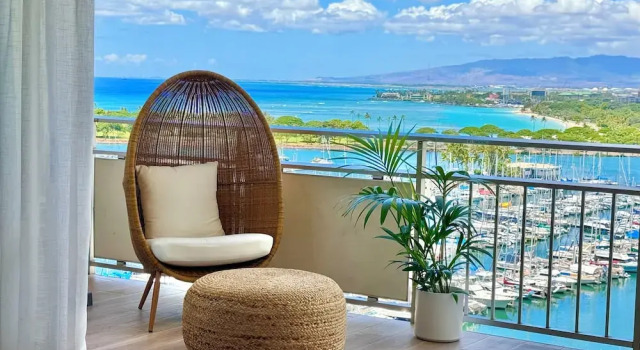 Двухместный люкс с балконом и с видом на океан Panoramic Oceanview Resort - Full Kitchen in Each Unit, 2 Swimming Pools, Onsite Restaurants, Fireworks Every Friday
