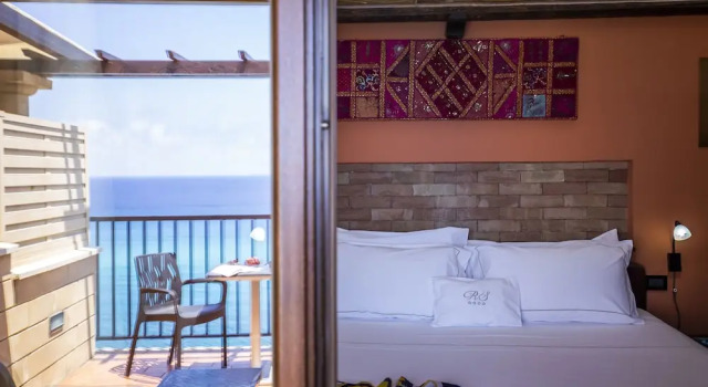Двухместный номер Superior с балконом и с видом на море Hotel Rocca Della Sena