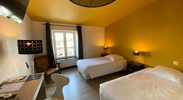 O podwyższonym standardzie pokój Hotel Le Miredames
