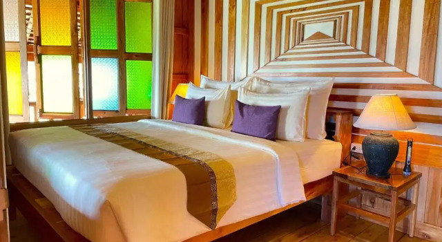 Бунгало с 2 комнатами с видом на сад Phi Phi Phu Chalet Resort