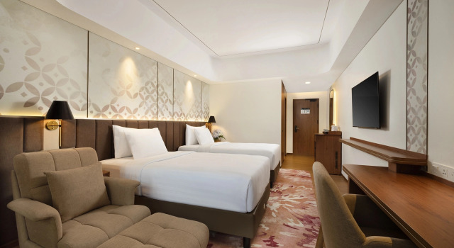 Deluxe Doppel Zimmer mit Blick Atria Hotel Malang