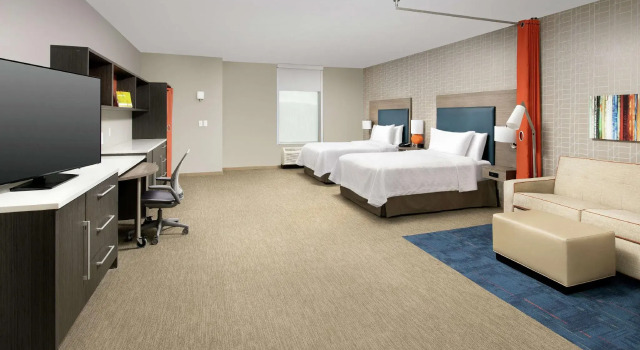Четырёхместная студия Home2 Suites By Hilton Charlottesville Downtown