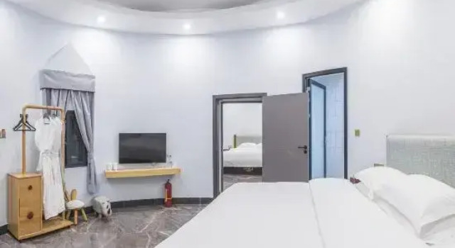 Семейный тент с 2 комнатами с видом на внутренний двор Xiangcun Siyue Guesthouse
