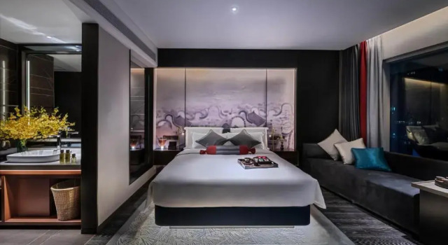 Двухместный номер с видом на город Elegant Hotel Guangzhou Zhujiang New Town Canton Tower