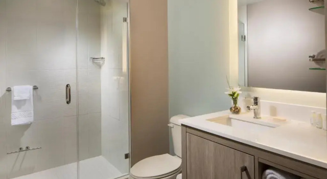 Студия с видом на залив Residence Inn Miami Sunny Isles Beach