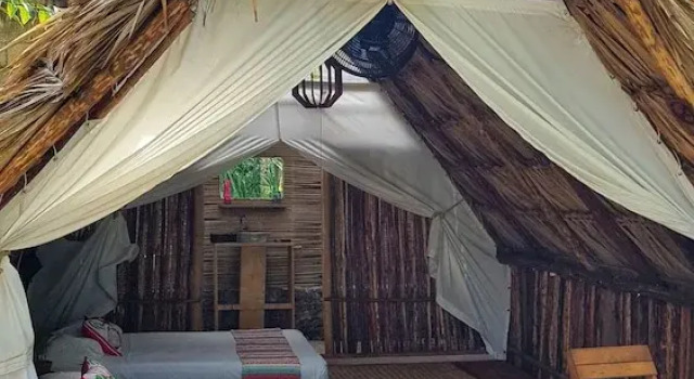 Номер Superior El Búho Bacalar Eco-Cabañas Hostal