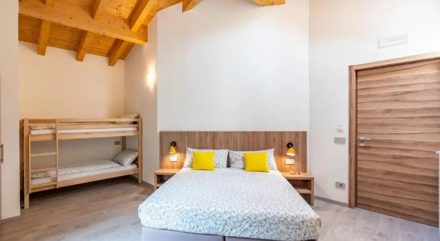 Четырёхместный номер Standard с балконом B & B Il Sottobosco