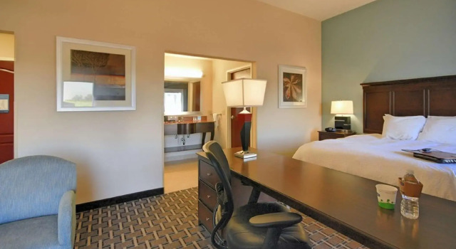Двухместный люкс Hampton Inn & Suites New Iberia Avery Island