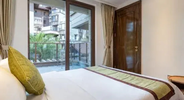 Люкс c 1 комнатой с балконом и с видом на сад Mantang Holiday Apartment (Sanya Haitang Bay Evergrande Health Valley Branch)