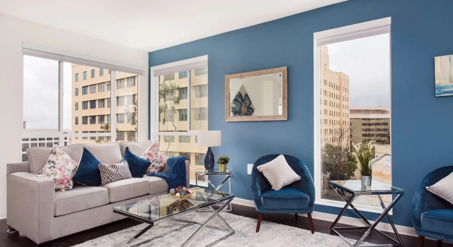 Апартаменты Premier New Downtown LA Luxury Jr. Penthouse