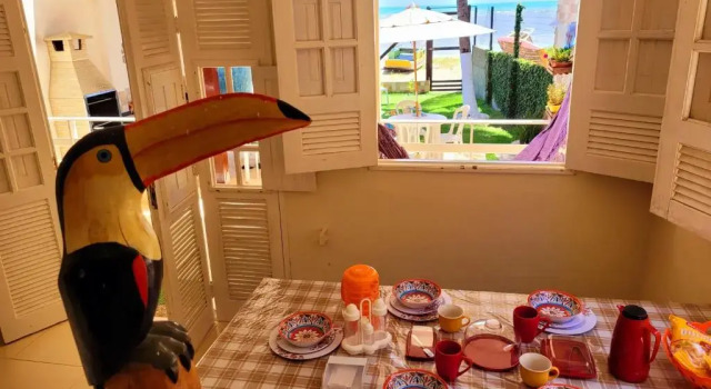 Коттедж Casa à beira mar de Maragogi com 4 quartos, 4 banheiros e Área Verde