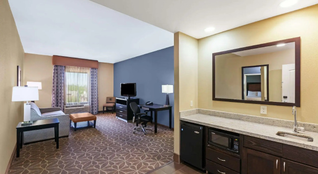 Четырёхместный люкс для некурящих c 1 комнатой Hampton Inn and Suites Houston Heights I-10