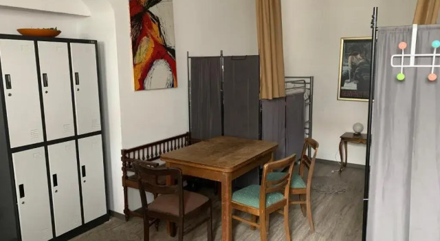 Кровать в общем номере Hostel am Ostentor