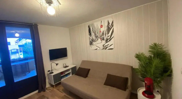 Poutran 2, studio 4 personnes au pied des pistes avec grande terrasse, Rezerwuj Apartament Les Grandes Rousses Owernia