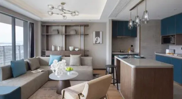 Люкс c 1 комнатой с видом на озеро Citadines Yunlong Lake Xuzhou
