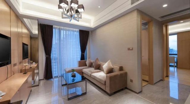 Апартаменты Deluxe с 2 комнатами Vaperse Hotel Guangzhou Zhujiang New Town