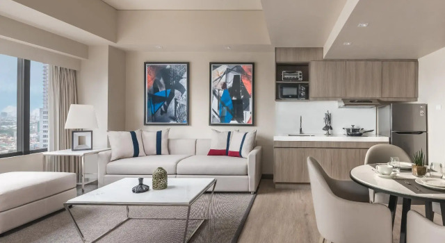 Номер Premier c 1 комнатой Seda Residences Makati