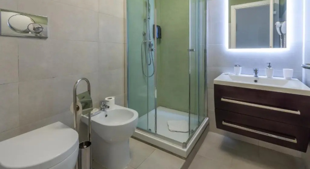 Четырёхместный номер Standard с видом на внутренний двор B&B A Picture of Rome