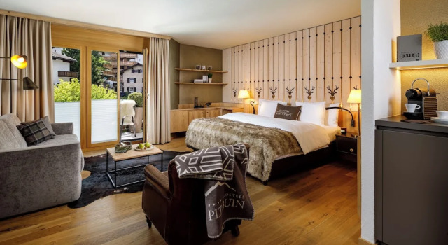 Студия с балконом Hotel Piz Buin Klosters