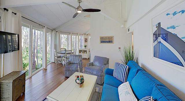 New Listing! Unique Waterside Octagonal 2 Bedroom Villa