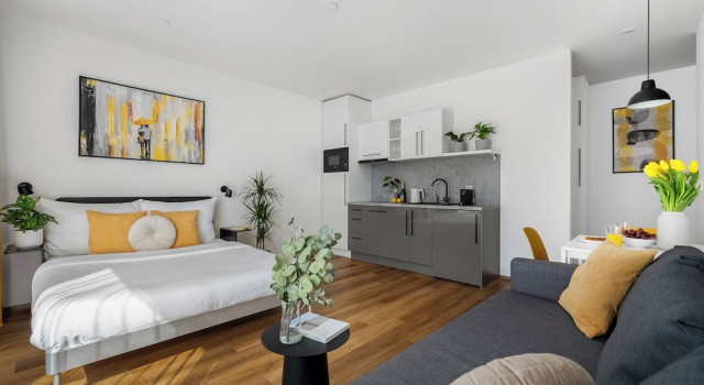 Sky Apartments Vlhká, Забронировать Апартаменты/квартира Апартаменты Брно, рядом с House of Arts, Апартаменты/квартира