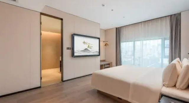 Двухместный люкс с видом на улицу Atour Hotel Shenzhen Pingshan Kengzi Metro Station