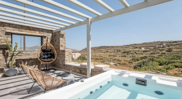 Коттедж c 1 комнатой SilvAir Jacuzzi Suites, Mykonos