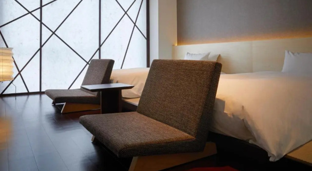 Трёхместный номер Deluxe with Tatami Area HOTEL AMANEK Kanazawa