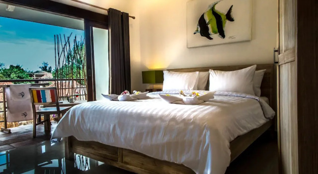 Двухместный номер Deluxe с балконом Blue Marlin Dive Resort Trawangan