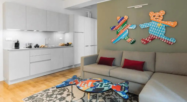 Апартаменты c 1 комнатой Residence le Porte