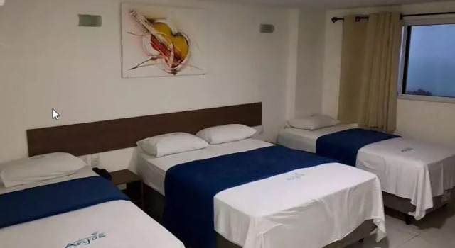 Четырёхместный номер Standard Anjos Praia Hotel