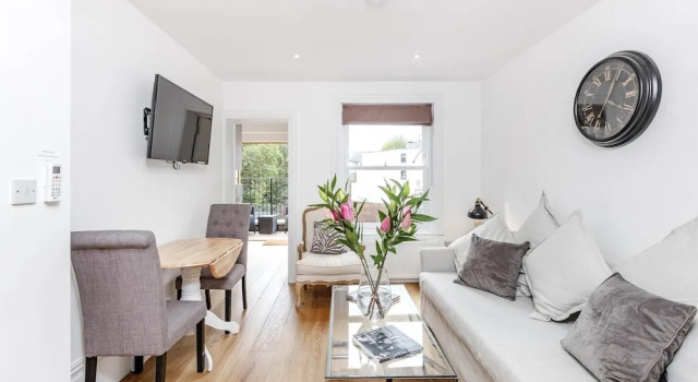 Апартаменты Pet-friendly Fulham 1-bed Apt, 2 Mins to Tube