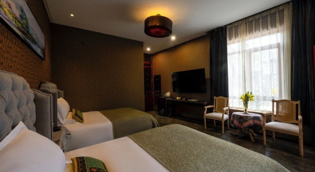 Четырёхместный номер Standard Цокольный этаж Hotel Cote Cour Beijing