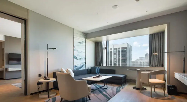 Двухместный люкс Deluxe с видом на город Courtyard by Marriott Changchun