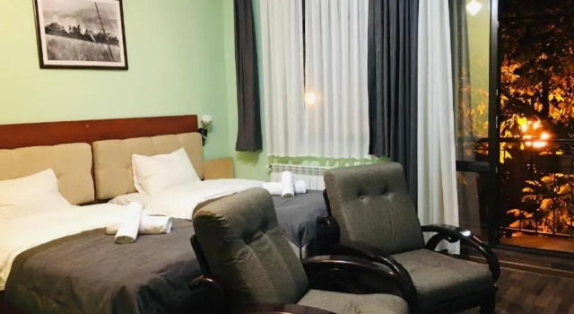 Двухместный номер Standard с балконом Yaffle Inn Shaki Boutique Hotel