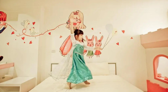 Четырёхместный номер Standard Kid Baby Homestay