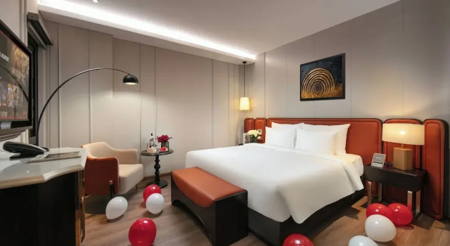 Двухместный номер Deluxe Le Premier Hotel & Rooftop Bar
