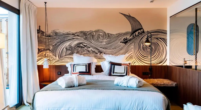 Двухместный номер Standard с видом на море Hôtel Roz Marine Thalasso Resort