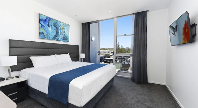Апартаменты c 1 комнатой с балконом Mantra Quayside Port Macquarie