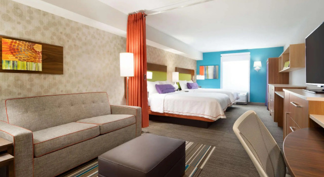 Четырёхместный люкс Home2 Suites by Hilton Roanoke