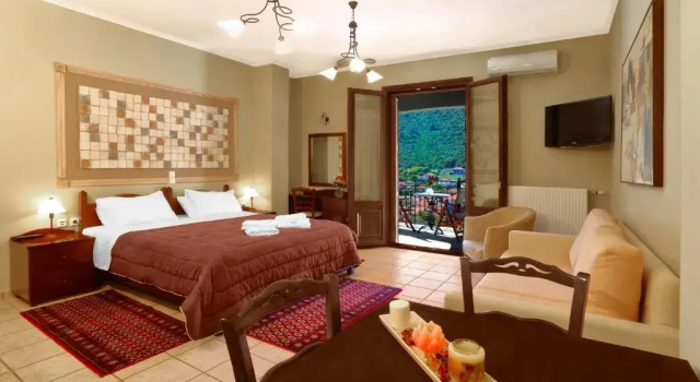 Семейный номер Standard с видом на горы Artemis Traditional Guesthouse
