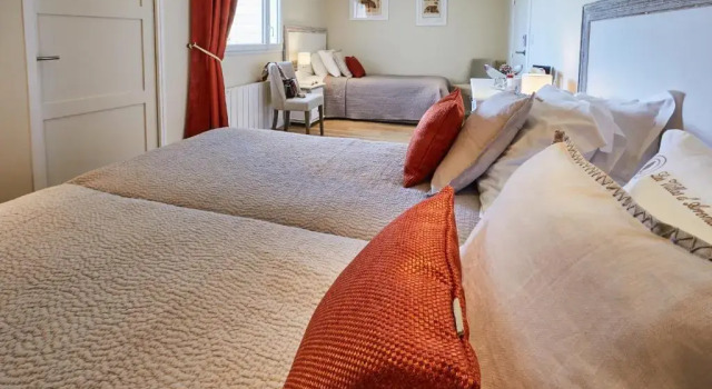 Трёхместный номер Superior с видом на море Les Villas dArromanches, Teritoria