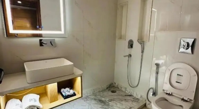 Кровать в общем номере Hotel Namaste Hindustan