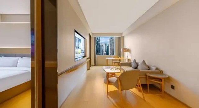 Двухместный люкс с 2 комнатами JI Hotel (Chongqing Jiefangbei Pedestrian Street)