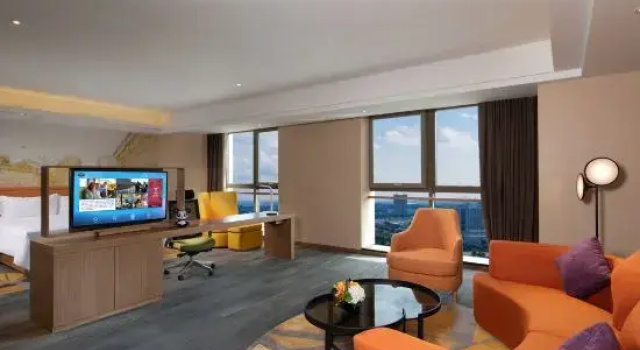 Двухместный люкс Deluxe Hampton by Hilton Chengdu Longquanyi