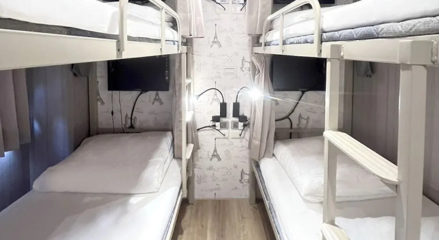 Кровать в общем номере 綺樂文旅 康定館 Le Room Hotel Kangding