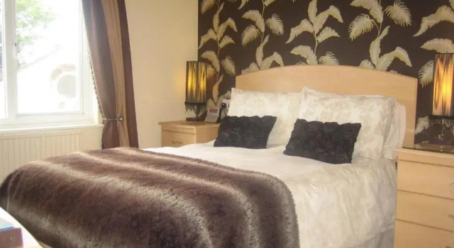 Deluxe dobbelt værelse med havudsigt Lamorna Lodge