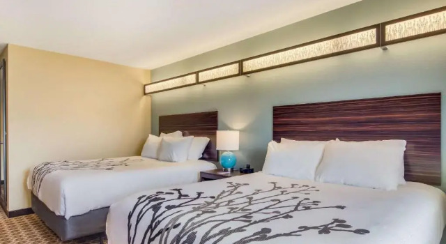 Четырёхместный номер Standard Sleep Inn & Suites Steubenville at the University