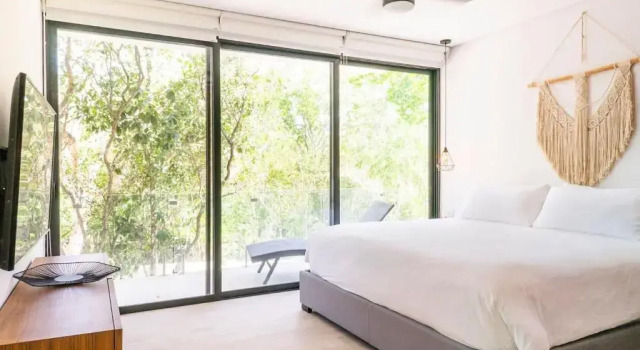 BÄAK- A205-Stylish 2BD with 360 infinity pool and sunset view WiFi, Rezervasyon Otel Tulum havuzlu oteller, Yüzme Havuzu