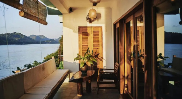 Люкс с видом на реку Ock Pop Tok Mekong Villa
